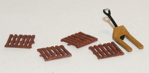 Palettes bois chariot 1 - 4,