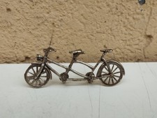 Vélo Tandem Vintage En Argent