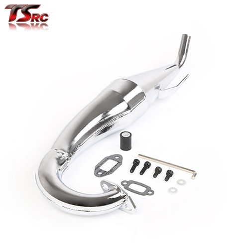 Metal side exhaust pipe kit - pipe,