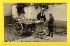 cpa Ern. THILL BRUXELLES Vendeuse de Lait Voiture à Chien HONDENKAR DOG CART