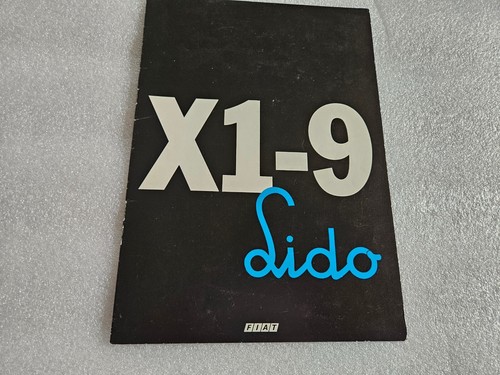 1978 brochure fiat x1 - ≈,