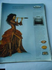Advert 2007 Whirlpool Oven Equipped Girl Long Sight