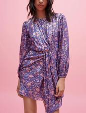 Maje Robe Courte Femme Viscose