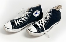 Converse Unisex Chuck Taylor All Star Black Sneaker Hi Top Men 7 Women 9