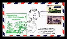 US COVER AMERICAN AIRLINES FIRST FLIGHT AIR MAIL NASHVILLE TO ACAPULCO
