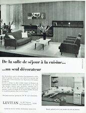 Advertising 11211 1959 Levitan Furniture Decorator Living Room Kitchen