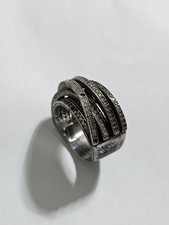 Antique Vintage 925 Silver Ring Missing Some Stones!