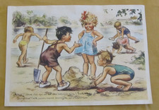 Antique drawing engraving Germaine Bouret 21 cm x 15 cm No. 5