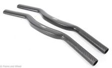 Drag2Zero carbon extension poles hi rise 410x22mm aerobar tt tri track