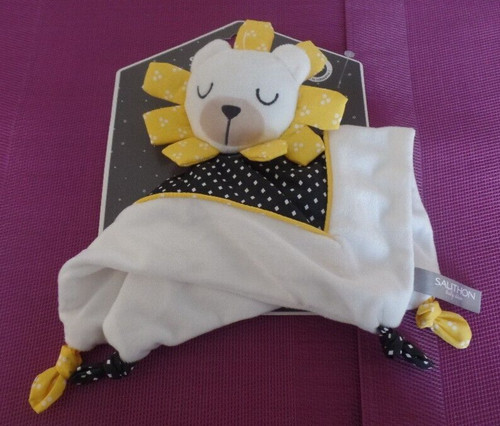 S3n doudou lion plat blanc - /,