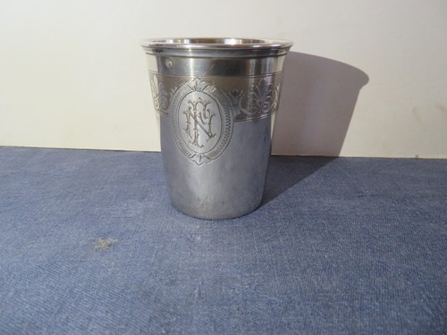 Timbale argent vermeil - et,