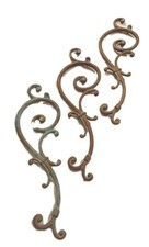 3 Ornements Tubulaires Bronze