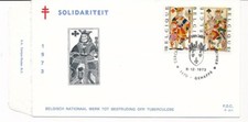 D81924 Belgium FDC P.411 Playing Cards Genappe