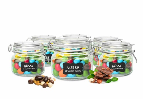 Jars 500ml avec fermeture - jars,