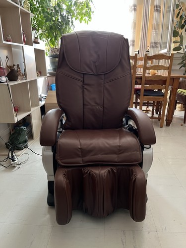 Fauteuil massant cuir marron - fauteuil,