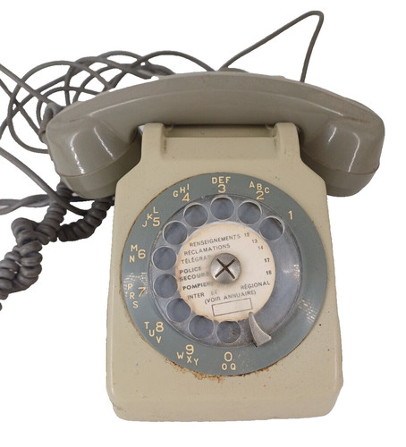 Ancien telephone cadran - telephone, a