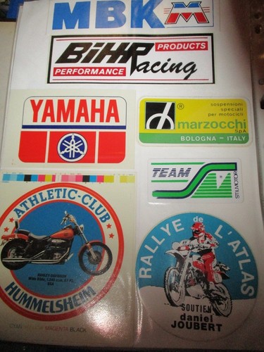 Autocollants moto ralllye - 7,