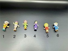 Poupées Polly Pocket, voiture vintage et cheval Bluebird