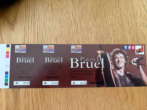 Billet ticket place - ticket, concert