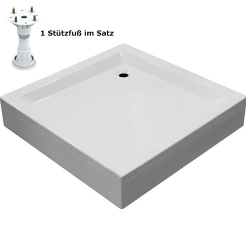 Bac douche acrylique - de, blanc