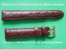 17 mm BRACELET FACON AUTRUCHE