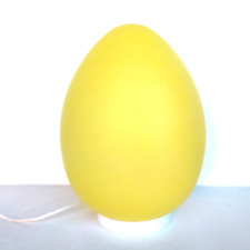 MAGNIFIQUE LAMPE OEUF VERRERIE