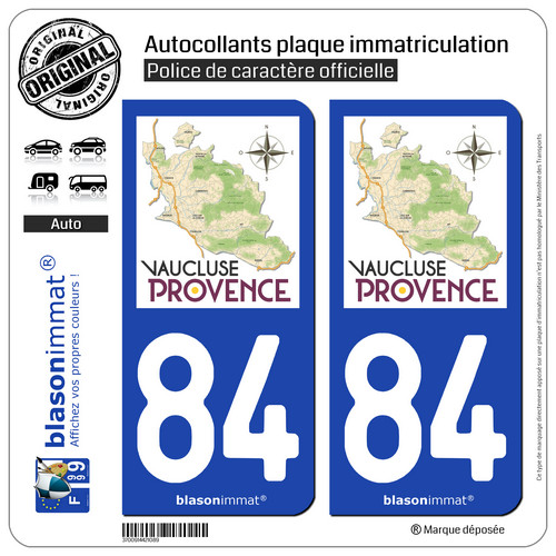 Stickers autocollant plaque - 2,