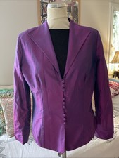 Blazer 100% soie irisée