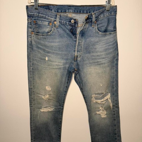 Levis 501 blue jeans size