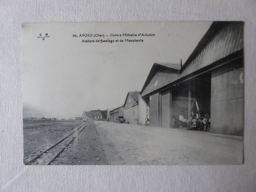 Carte postale camp avord - postale,