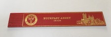 Vintage Leather Bookmark Souvenir Buckfast Abbey Devon