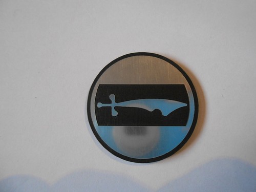 Badge voiture rond reliant - badge,