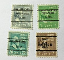 4   DATED-US 50'S PREXI PRECANCEL BUREAU FORT WORTH TEXAS