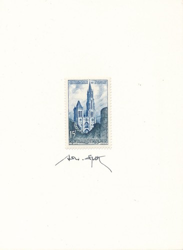 France 1958 cathédrale senlis - 1958,