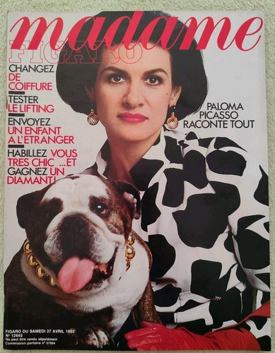 Madame figaro april 1985 cover - april.1985,