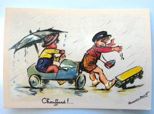 Carte postale germaine bouret - postale,