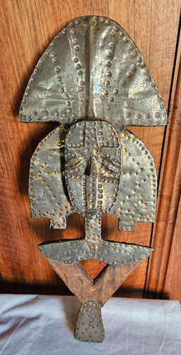 Ancien reliquaire africain - ancien,