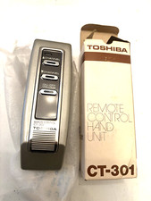 VINTAGE TOSHIBA TV REMOTE CONTROL CT-301  - SPACE AGE RETRO