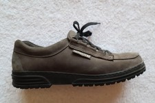 Gray Nubuc Leather MEPHISTO Trampolins Laced Comfort Shoes US 9