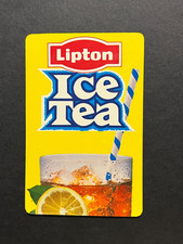 vintage card pocket calendar 1994/95 lipton ice tea drink drinks #3603