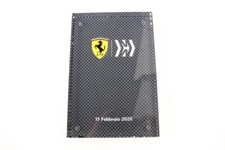 2020 Ferrari F1 Carbon Fibre F1 Car Launch Commemorative Plaque