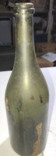 BOUTEILLE ANCIENNE VERRE SOUFFLE XIXeS BOTTLE VERRERIE OLD WINE BOTTLE