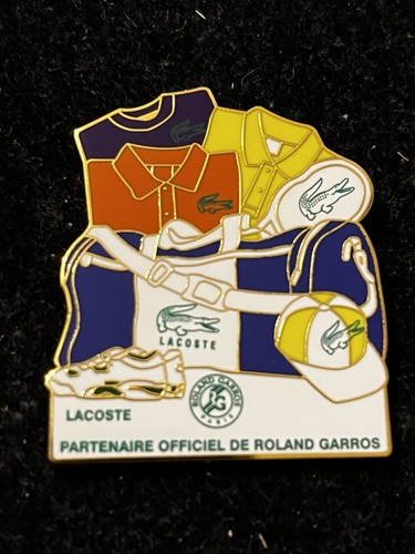 Pin lacoste roland - roland, garros