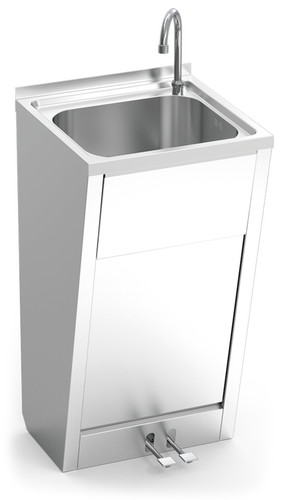 Lave mains inox - sur, pied