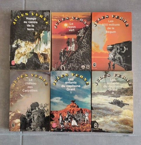 Lot livres jules - 6, verne