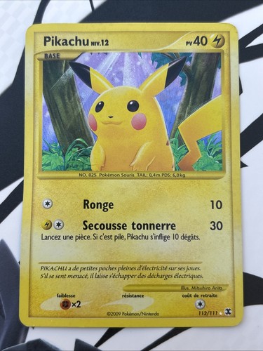 Pikachu holo 112 111 - holo, n°