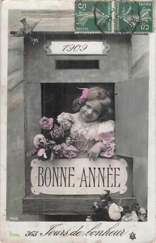 Bonne annee petite fille - cp,
