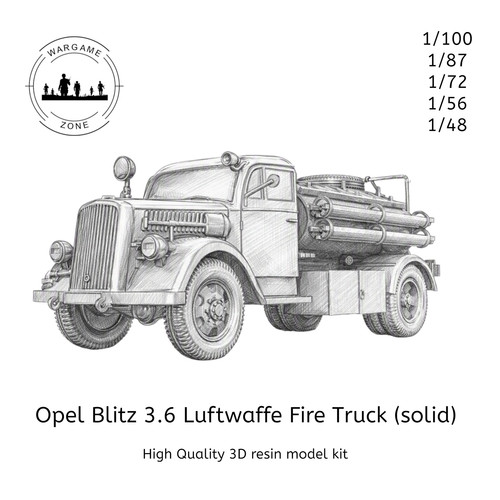 Opel blitz fire truck - fire,