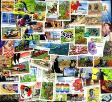 AUSTRALIE Collections de 50 à 600 timbres différents oblitérés