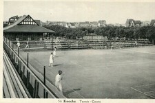 Carte BELGIQUE KNOKKE HEIST Tennis Courts 